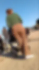 Absurdly Fat Ass Mom In Brown Spandex BBW (OC)