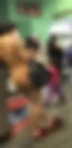 Latina with hard nipples and a big booty in tight spandex shorts outfit