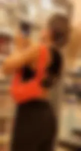 Smokin blonde in yoga pants walmart