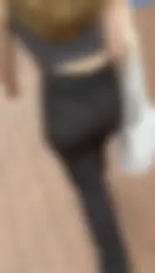 Dutch Beauty In Tight Flared Pants