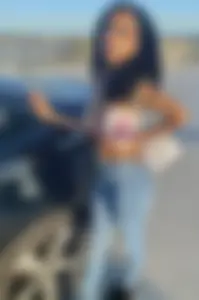 Hot girl in a top and skinny jeans non-candid pics