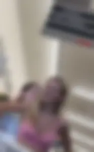 Beautiful college blonde in pink