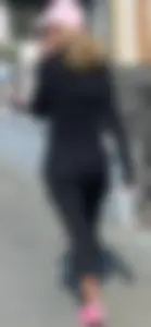 Went on a walk with my friend’s blonde bombshell milf