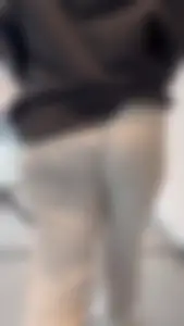 More Shots Of The Somewhat Jiggly College Girl In Loose Grey Sweats