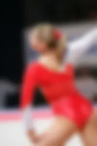 Candid gymnastics girls