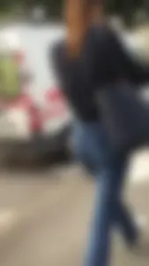 Tall teen with tight jeans pants early in the morning