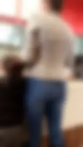 Latina Milf in tight jeans