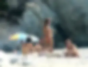 Nude beach and topless girls
