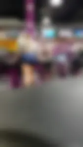 Hot blonde brunette needed to stretch her booty out