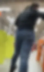 Girl fills her jeans at HD