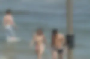 Sexy mature girls on Vilanova topless beach