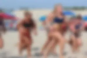 Bunch of sexy lifeguard tournament girls from 2013