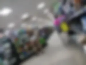 Grocery store blonde with a nice ass in tight white shorts