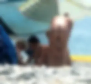 Nude beach and topless girls