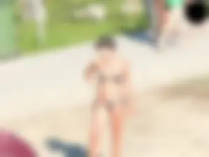 Candid beach and bikini babes