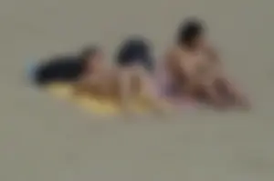 Sexy mature girls on Vilanova topless beach