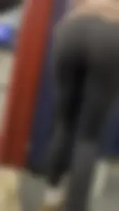 Skinny And Tight College Girl In Blue Leggings Bends Over For Me (Upshots)