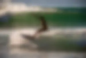 Candid surfers in bikinis