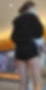 Teen butt in nike pro spandex shorts