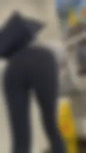 Skinny And Tight College Girl In Blue Leggings Bends Over For Me (Upshots)