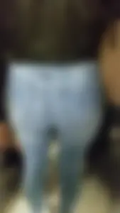 Cute little ass at the train station with a VPL