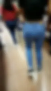 Hot Big Ass in Blue Jeans at a Supermarket Creepshots Gallery