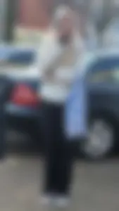 Stocky Candid Blonde Girl Street Creepshots