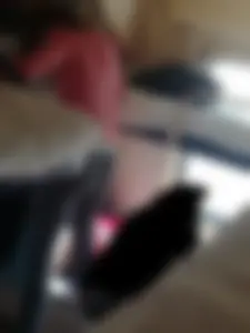 Young Candid Girl in Socks And Tights Getting Off the Top Shelf of a Sleeping Car - Train Creepshot