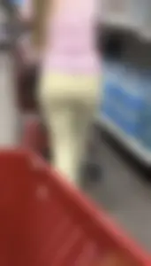 Sexy pawg in yellow leggings with VTL