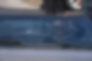 Sexy ass blonde in the parking lot in leggings with amazing body