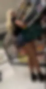 Insane shape Blonde in yoga shorts (NON-OC)
