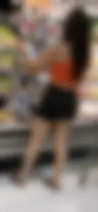 Sexy Latina showing herself off while shopping - OC