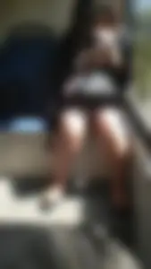 Candid sexy milf with nice legs, a public bus creepshots set