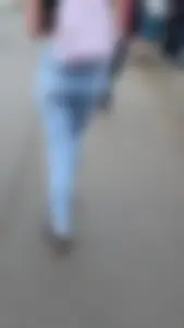 Tight Blue clear jean