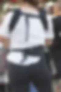 Milf in black leggings