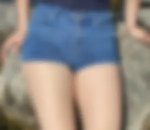 Girl in Jean Shorts Creepshots Gallery