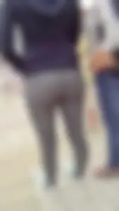 Cute girl whooty in interesting leggings