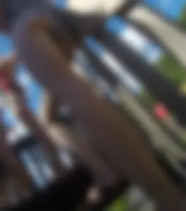 Skinny and sexy blonde with nice ass and gap in swimsuit