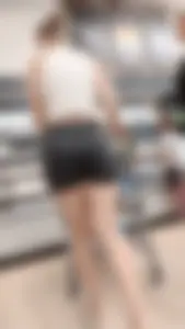 Slim Dirty Blonde Baddie Grey Shorts & Sandals (OC)
