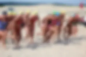 Bunch of sexy lifeguard tournament girls from 2013