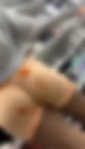 Petite Perky College Latina Peach in Shorts w/GIFS