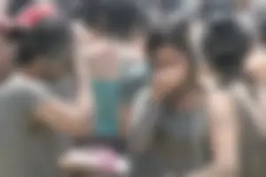 Boryeong Mud Fest 2008 girls mostly in bikinis