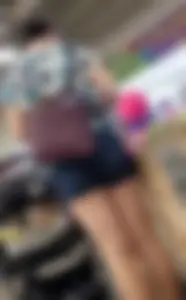 Milf s in jean shorts