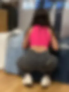 Armenian girl squatting and working (oc)