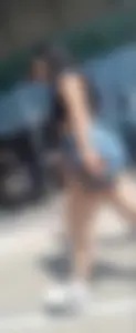 Cheeky college latina jean shorts(oc)