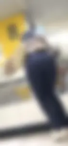 2 pretty ebony juicy booty at airport and bending over