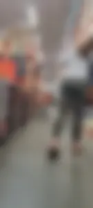 Home depot milf- pokies, leggings, and flip flops