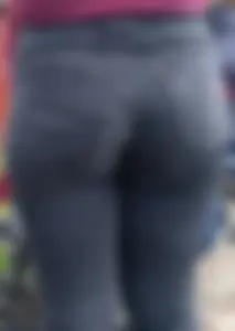 Pawg with bicycle