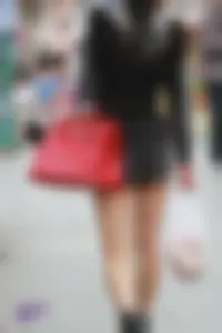 Candid skinny Chinese asses in shorts