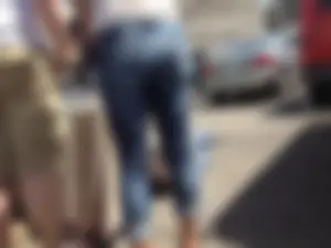 Sexy Latina brunette in jeans in California